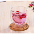 double wall glass tea cup